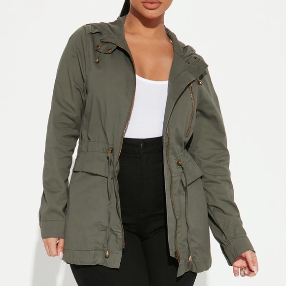 Ambiance Jackets & Blazers - olive green women’s jacket